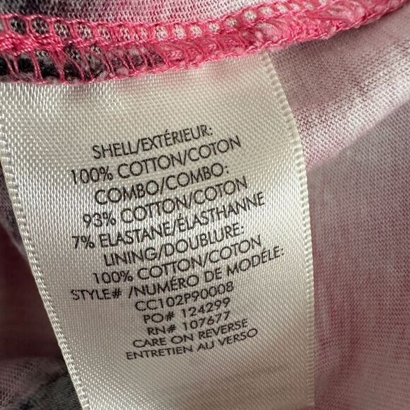 Alice + Olivia Pink and Black Tie-Dye Top And Pant Set Top Size M Pant Size S - Picture 12 of 16